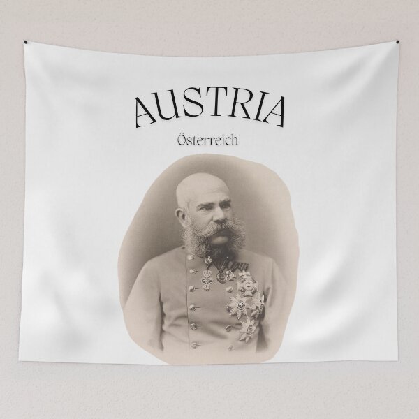 Item preview, Emperor Franz Joseph I - Portrait with Medals and Regalia designed and sold by AustriabyPublic.