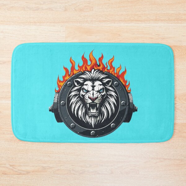 Item preview, Beast Mode Unleashed Fierce Lion Fitness Gym Flames Power Wear designed and sold by Kia Blaze.