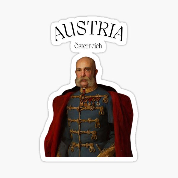 Item preview, Emperor Franz Joseph I - Portrait in Military Regalia designed and sold by AustriabyPublic.