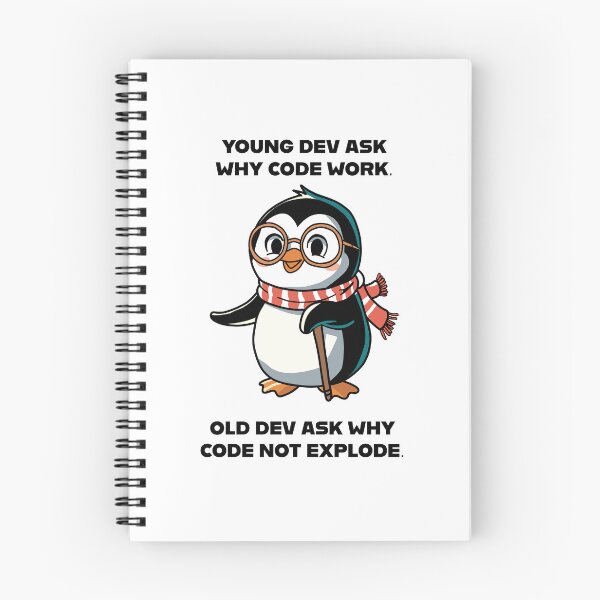 Item preview, Wise Penguin: Young vs Old Dev designed and sold by Code  Monkeys.