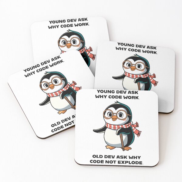 Item preview, Wise Penguin: Young vs Old Dev designed and sold by Code  Monkeys.
