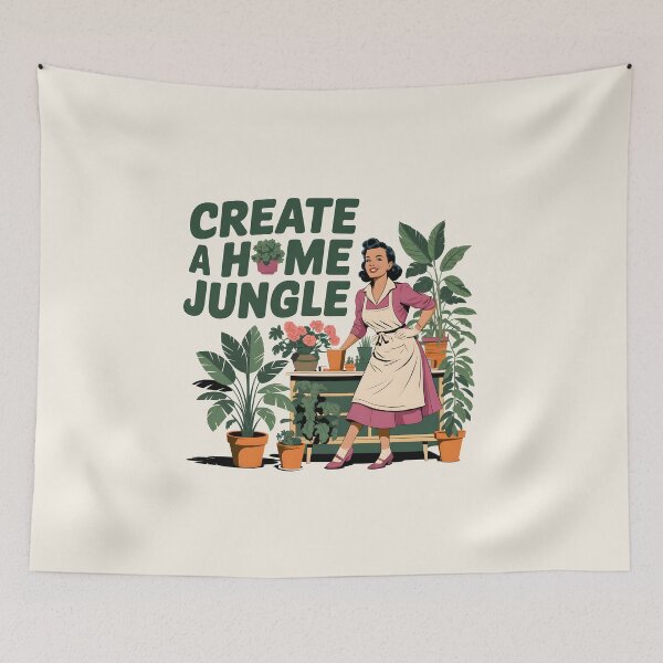 Item preview, Create a home jungle indoor gardening designed and sold by FriendlyLlama.