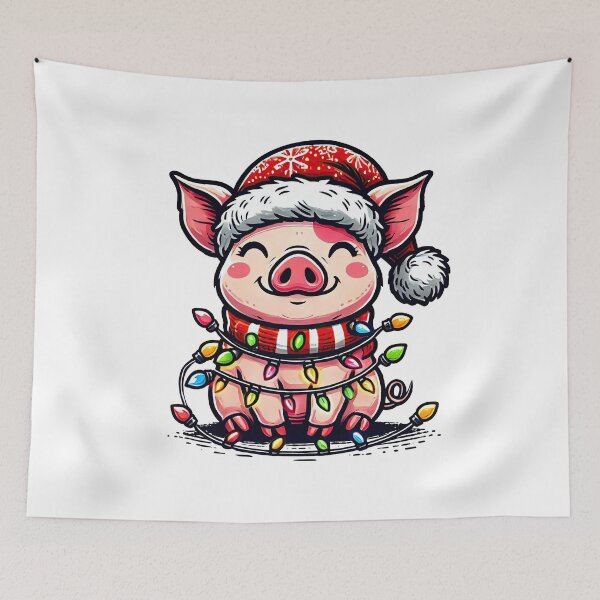 Item preview, Pig Christmas Costume designed and sold by doodIllustrate.