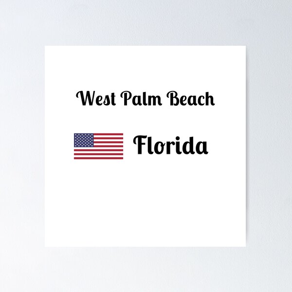Item preview, West Palm Beach Florida- Stylish Prints,  designed and sold by Fleetwood1994.