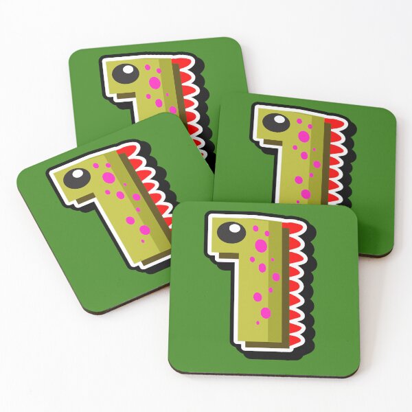 Item preview, Cute Green Monster Number 1 designed and sold by mobiza1000.