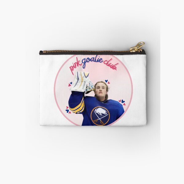 Item preview, The Chappell Collection: Ukko-Pekka Luukkonen Pink Goalie Club Sticker designed and sold by OffsideNewsCo.