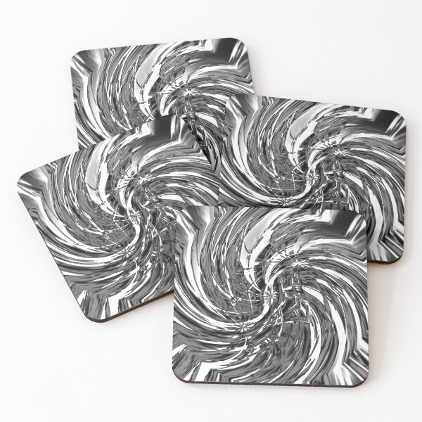 Item preview, Twisted Platinum - silver white black gray platinum spiral designed and sold by JaycraveDesigns.