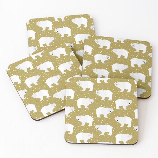Item preview, Polar bears on green designed and sold by reneesillus.
