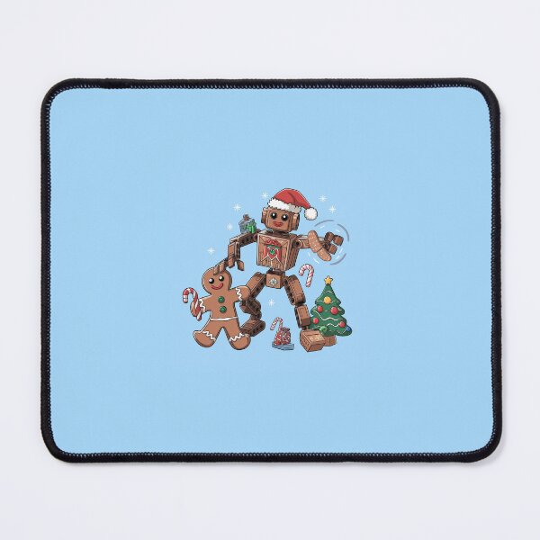Item preview, Futuristic Gingerbread Robot Christmas Celebration designed and sold by Shoube.