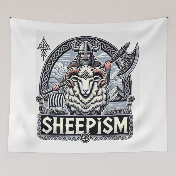 Item preview, Sheepism logo 18 designed and sold by Thpoar.