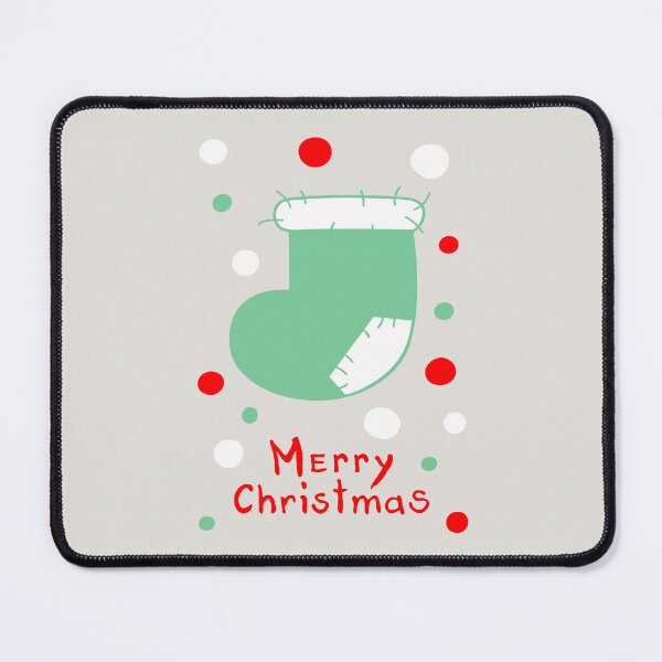 Item preview, Green Christmas stocking. Wintertime greetings. designed and sold by ArchiTania Studio.