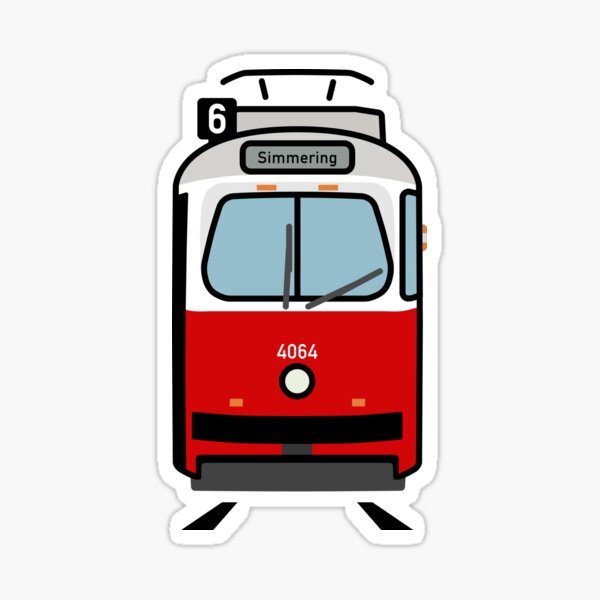 Artikel-Vorschau von Wiener Linien Straßenbahn E2, designt und verkauft von WurmWeb.DesignShop.