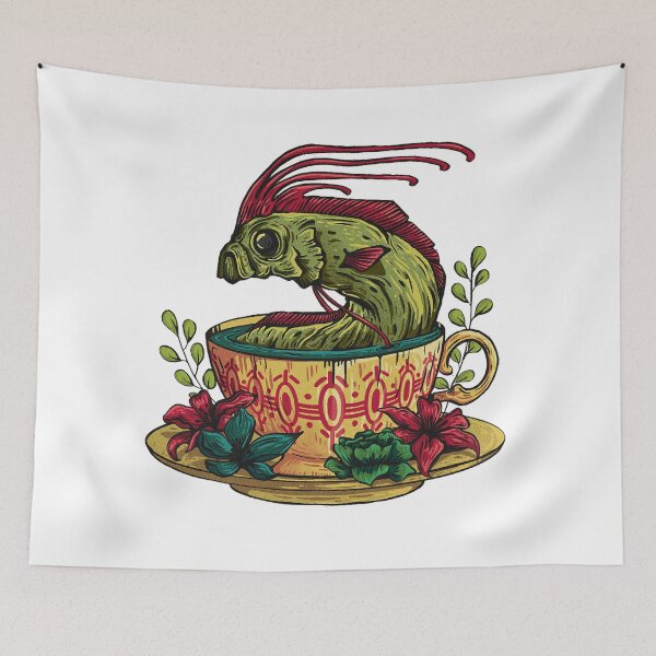 Item preview, fish in a cup designed and sold by zaffagayoom.