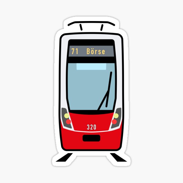 Aperçu de l'œuvre Tramway Wiener Linien Flexity créée et vendue par WurmWeb.DesignShop.