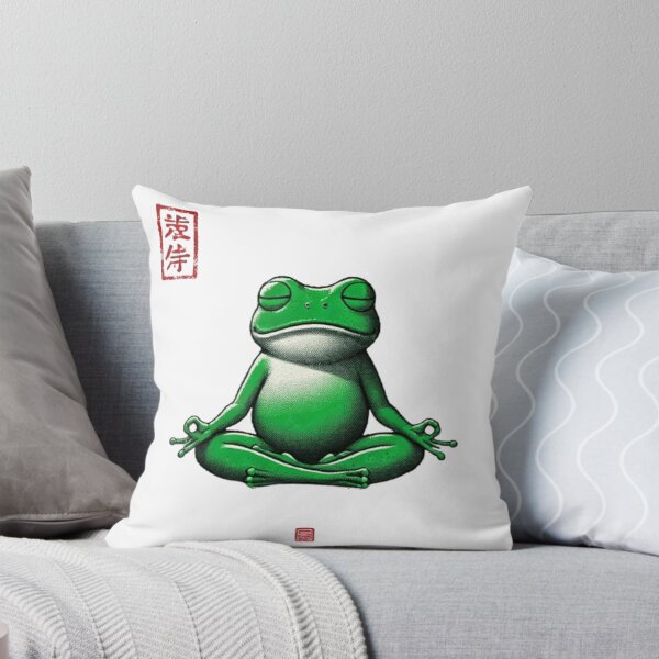 Item preview, Meditating Frog Zen Art designed and sold by Ali Zaed.