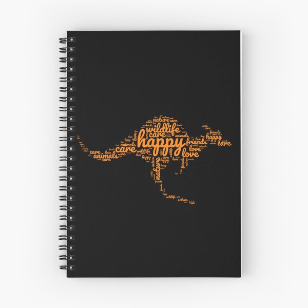 Item preview, Kangaroo Shape Word Cloud Art designed and sold by FurrFunPrints.