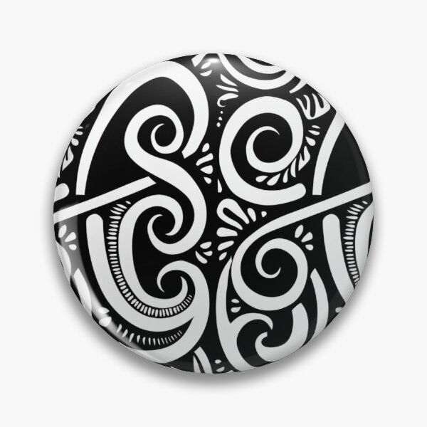 Item preview, New Zealand Māori Paua Pattern Koru Design 263 designed and sold by GrinGalore.