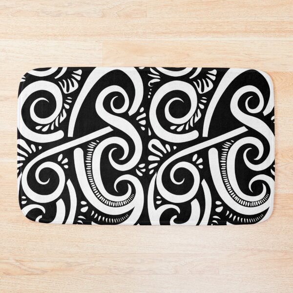 Item preview, New Zealand Māori Paua Pattern Koru Design 263 designed and sold by GrinGalore.