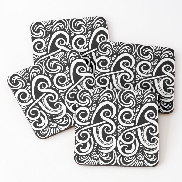 Item preview, New Zealand Māori Paua Pattern Koru Design 263 designed and sold by GrinGalore.