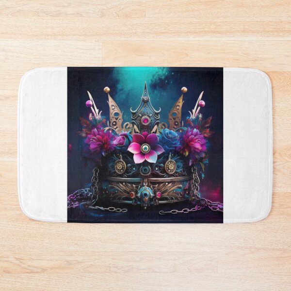Item preview, Regal Fantasy Crown with Floral Accents designed and sold by RaiyaTees.