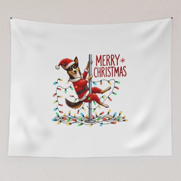 Item preview, Christmas Australian Kelpie designed and sold by maximinano100k.