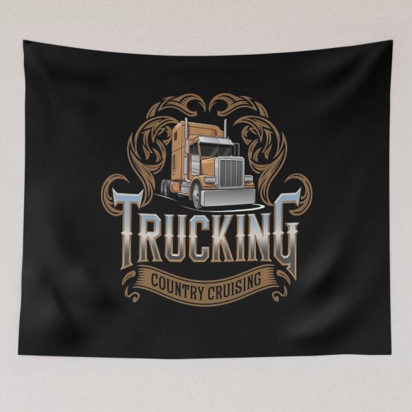 Item preview, Truck driver - American trucking - American truckers - Keep trucking - Chrome dreams designed and sold by JansenGS.