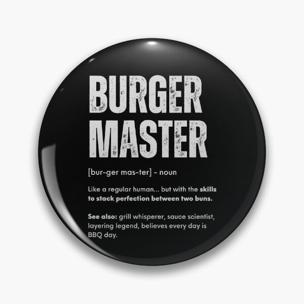 Item preview, Burger Master Definition designed and sold by 365CarMods Official.