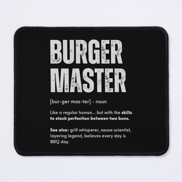 Item preview, Burger Master Definition designed and sold by 365CarMods Official.