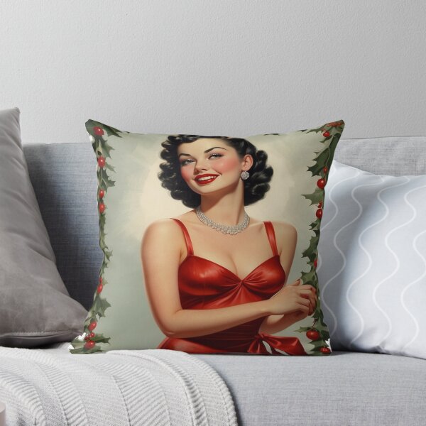 Item preview, Xmas Pin Up Wreath Design  designed and sold by PinUpPavilion.