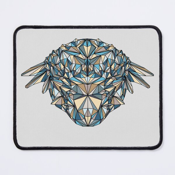 Item preview, Geometric Dinosaur - Ankylosaurus - Light Blue and Cream Tones designed and sold by YaraCreatyque.