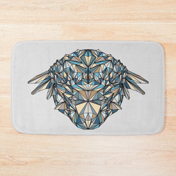 Item preview, Geometric Dinosaur - Ankylosaurus - Light Blue and Cream Tones designed and sold by YaraCreatyque.