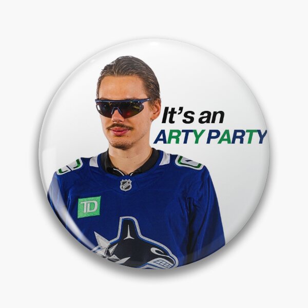 Item preview, Artūrs Šilovs: It's An Arty Party Sticker designed and sold by OffsideNewsCo.