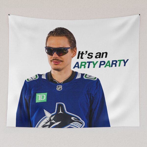 Item preview, Artūrs Šilovs: It's An Arty Party Sticker designed and sold by OffsideNewsCo.