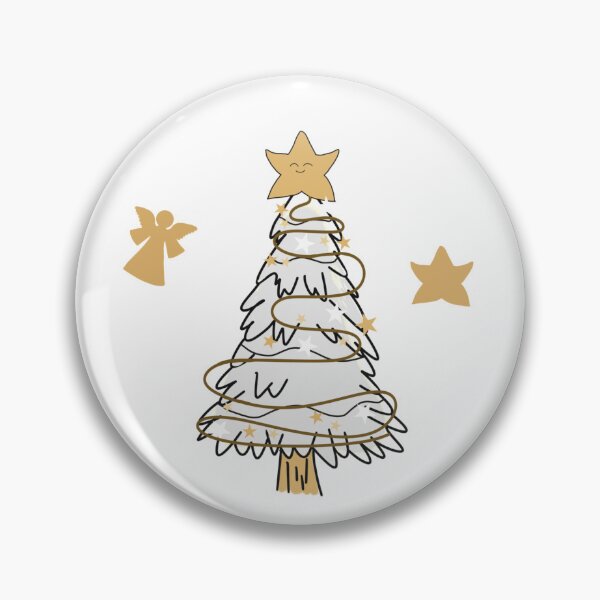 Item preview, Silver and Gold Christmas tree Stars and Angel designed and sold by Krissys-Art.