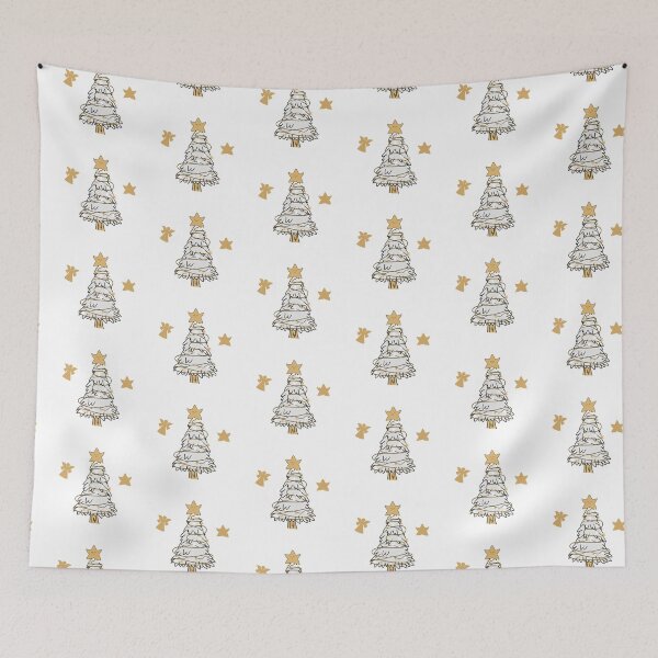 Item preview, Silver and Gold Christmas tree Stars and Angel designed and sold by Krissys-Art.