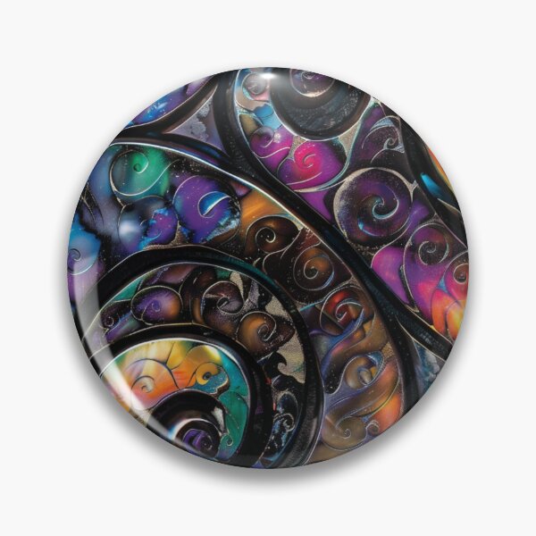 Item preview, New Zealand Māori Paua Pattern Koru Design 264 designed and sold by GrinGalore.