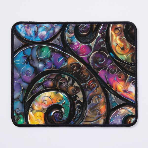Item preview, New Zealand Māori Paua Pattern Koru Design 264 designed and sold by GrinGalore.
