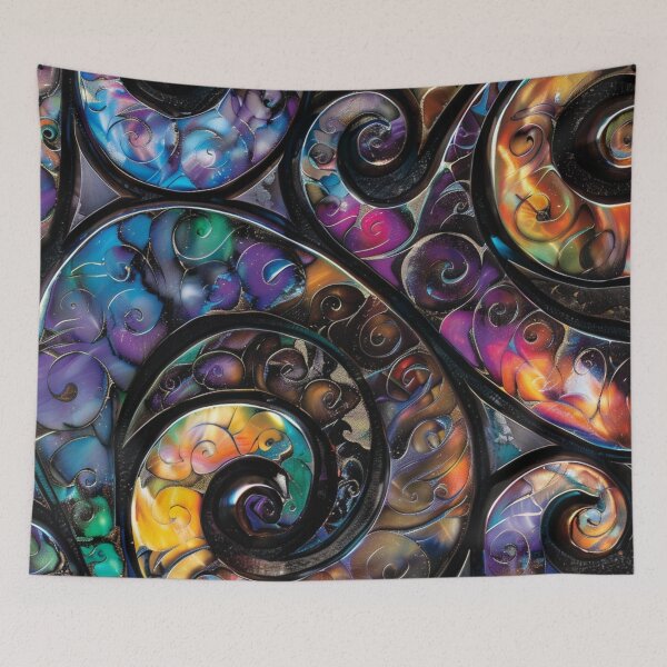 Item preview, New Zealand Māori Paua Pattern Koru Design 264 designed and sold by GrinGalore.