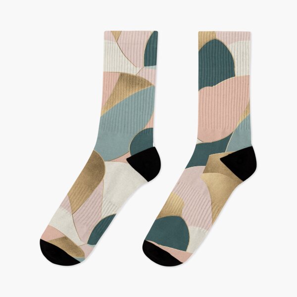 Item preview, retro vintage pattern 80-90 pastel color geometric wave designed and sold by s-flo-art.