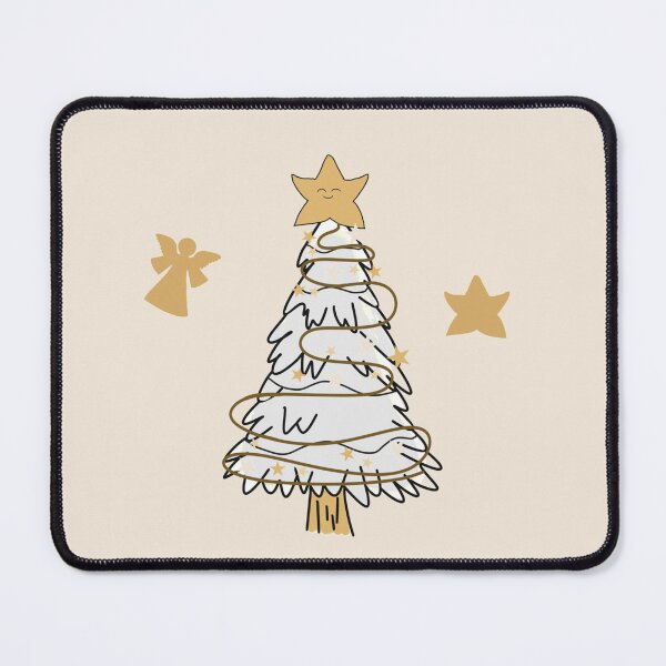 Item preview, Silver and Gold Christmas tree Stars and Angel designed and sold by Krissys-Art.