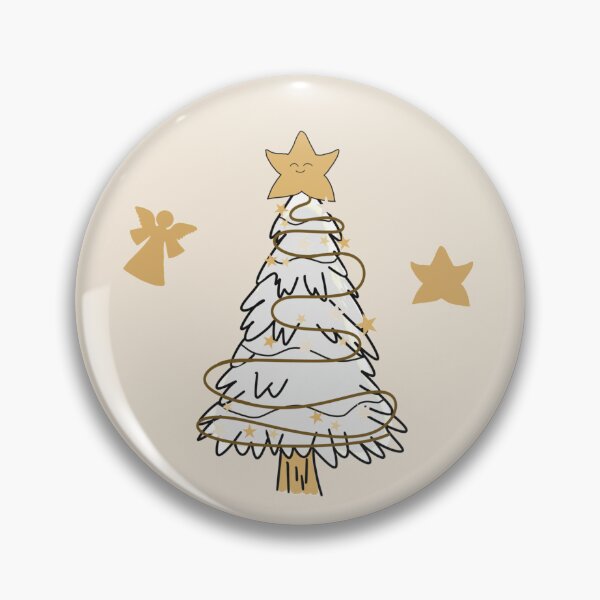 Item preview, Silver and Gold Christmas tree Stars and Angel designed and sold by Krissys-Art.