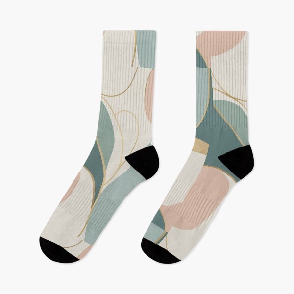 Item preview, retro vintage pattern 80-90 pastel color geometric wave designed and sold by s-flo-art.