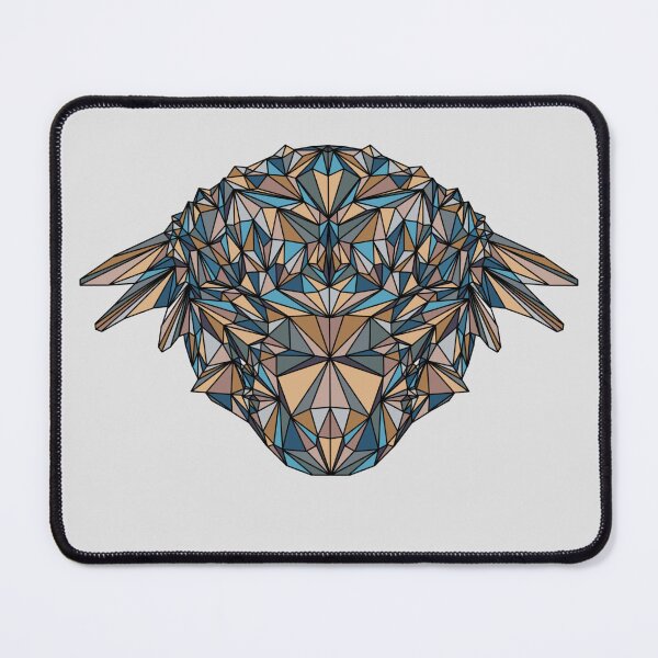 Item preview, Geometric Dinosaur - Ankylosaurus - Dark Blue and Earth Tones designed and sold by YaraCreatyque.
