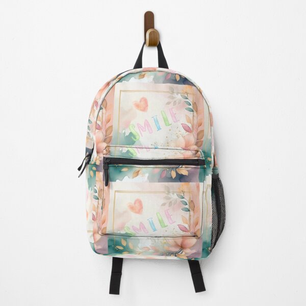 Item preview, Watercolor Floral "Smile" Artwork designed and sold by RaiyaTees.