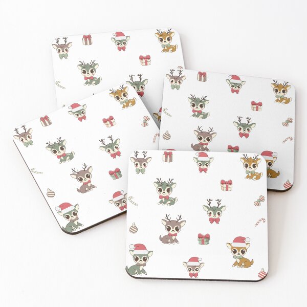Item preview, Festive Baby Deer Christmas Pattern designed and sold by saraartjem.