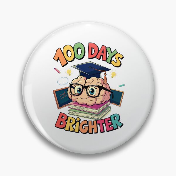 Item preview, 100 Days Brighter And Still Shining Strong! designed and sold by elynne9.