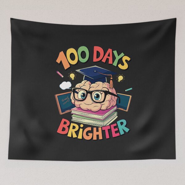 Item preview, 100 Days Brighter And Still Shining Strong! designed and sold by elynne9.