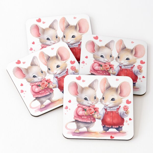 Item preview, Valentines Mice Sweethearts,  designed and sold by wongacreations.