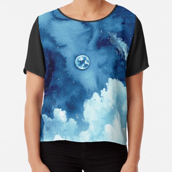 Redbubble chiffon top online