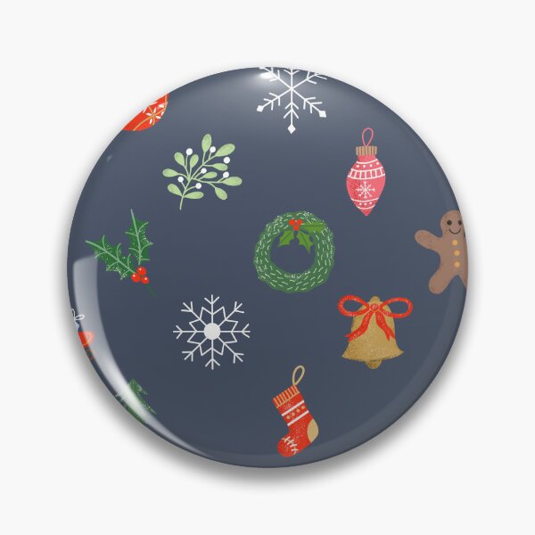 Item preview, Christmas festive seasonal sleigh bells trees snowflakes baubles mistletoe designed and sold by Nicola-Rowe.